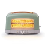 HeatMate Graphite Technologie 7 Configuration Pop Up Grille-pain w/3 Fonctions & Mode Bagel