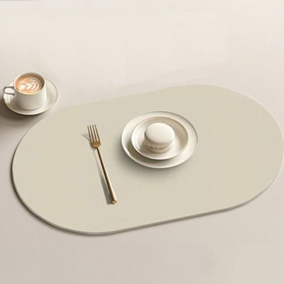 Faux Leather Placemats Set of 1, Easy Clean Non-Slip Table Mats for Kitchen