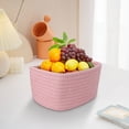 thumbnail image 3 of Chmadoxn Storage Trunks,Closet Organizers and Storage, Organization and Storage, Storage Bins, Rope Storage Basket Large Capacity Living Room Storage Basket Storage Basket storage basket, 3 of 6