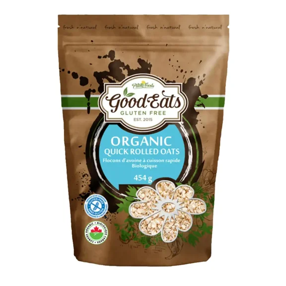 Goodeats Flocons d'Avoine Biologiques à Cuisson Rapide, 454 g
