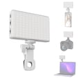 thumbnail image 1 of Lampe Photo, et Lampe Led Blanche à Pince à Pince à Led avec Batterie Intégrée sur Lampe Portable à Pile de Poche en Ligne à Intensité Réglable avec Tablette Intégrée Ordinateur Portable Modes d'Appareil Photo Remplir Batterie de Tablette 2500k-9000k Vidéo, 1 of 6