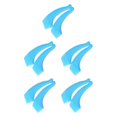 thumbnail image 1 of kurtrusly Anti Slip Eyeglass Ear hook Silicone Lightweight Eyeglasses Grip Light Blue 5Set, 1 of 6