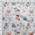 thumbnail image 4 of oneOone Rayon White Fabric Kawai Craft Projects Decor Fabric Printed By The Yard 56 Inch Wide-SO, 4 of 5