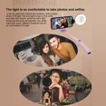 thumbnail image 4 of Mobile Phone Selfie Fill Light Beauty Portable light with Clamp USB Operated 3 Colors Temperature Changing / Dimmable Brightness Adjustable& Illuminating Angle Adjustable for, 4 of 6