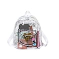 thumbnail image 2 of SSZMDLB 2Pcs Transparent Backpack, Transparent Backpack for Women, PVC Clear Backpack and Tote Bag, Waterproof Zippered Daypack with Front Pocket, Large Capacity for School College Commuting, 2 of 9