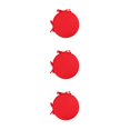 thumbnail image 3 of maskred 1/2/3/5 Coussins Confortables pour Pubs Application Large Fixé aux Chaises Sans Dommage pour les Chaises Rouge 30cm 3 Pcs, 3 of 6