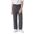 thumbnail image 1 of Sweatpants with Pockets for Kids - Slim Fit, Side Pockets, Winter Sport Pants, 1 of 8