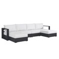 thumbnail image 1 of Modway Tahoe 4-Piece Sectional Sofa Set in Gray White, 1 of 9