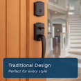 thumbnail image 4 of Weiser Prescott Venetian Bronze Front Door Lock and Handle Set, Deadbolt Lock and Handleset with Reversible Katella Interior Door Handle, Front Door Handles with Lock/Front Door Lock, Home, 4 of 6