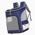 thumbnail image 2 of Sac de Transport pour Animaux Pliable avec Sangle Rembourrée Léger pour Maison Randonnée Extérieure Blanc, 2 of 7