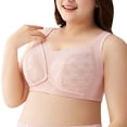thumbnail image 1 of Clearance Sale 2025 Bra Ladies' Solid Breastfeeding Bra Front Vest Non Rim Cotton Fashion Underwear, 1 of 4
