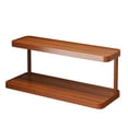 thumbnail image 2 of Two-Tier Desktop Storage Rack, Mug and Cup Holder for Office Desk, Wooden Organizer for Kitchen and Bathroom, Space-Saving Shelf for Home Use, 2 of 8