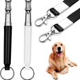 thumbnail image 2 of Hearth & Gear 2Pack Dog Whistle Dog Whistle To Stop Barking Neighbors Dog Adjustable Silent Dog Whistle Recall Dog Training Whistles With Lanyard Control Unleashed Dog Training Dog compatible with, 2 of 6