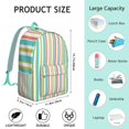 thumbnail image 2 of Colorful Abstract Art Backpack, Fashionable School Bag with Psychedelic Tie Dye Pattern, Rainbow Gradient, and Graffiti Pop Art Vibe, 2 of 5