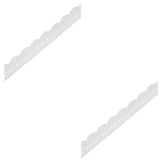 Baohd 1 Roll Lace Craft Ribbon Charming Stylish DIY Craft Creative Sewing Accessory Clothes Supplies Good-looking Lace Trim Type8 2Set