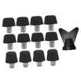 thumbnail image 2 of ZLight Football Shoe Spikes Replacement Football Boot Studs Nylon With Wrench For Soccer Cleats Rugby Enthusiasts Friends Black 8mm 11mm, 2 of 6
