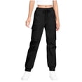 thumbnail image 1 of Winter Pants for Girls Loose Drawstring 90%Polyester Sports Pants for Daily Life Holiday Birthday Party, 1 of 4