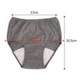 thumbnail image 2 of thinsony Soft Men Incontinence Underwear Urine for Sleeping Long Time Driving Adult Light Grey M, 2 of 9