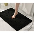 thumbnail image 3 of Maytalsory Quick-drying Bathroom Rugs Exquisite Crafted For Easy Cleaning Toilet Rugs Bath Mat Carpets Coffee 1 Pc, 3 of 6