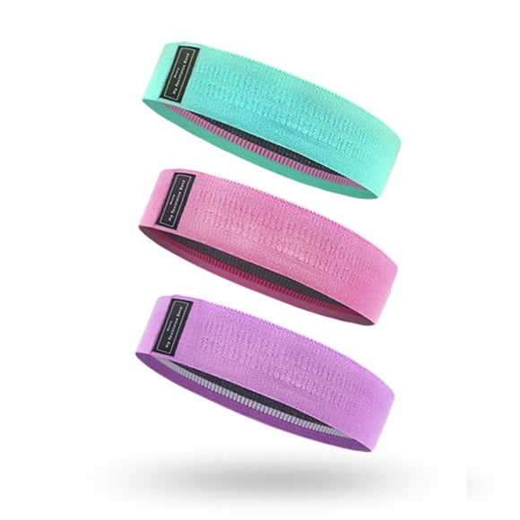 3pcs Exercise Resistance Bands for Legs and Butt Thicken Anti-Slip & Roll Workout Mini Hip