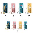 thumbnail image 4 of Wall Hook Washbasin Holder Collapsible Double Layer Storage Hanger Traceless Cartoon Patterns Suction Cup Bathroom Kitchen Animal 1, 4 of 9