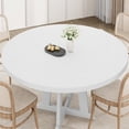 thumbnail image 3 of BeesClover Dining Table for 4 to 6 People, 47 Inch Round Dining Table, Wooden Kitchen Table with Sturty Legs, Dining Room Table for Dining Room, Kitchen(Without Chairs), 3 of 7