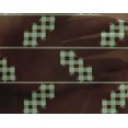 thumbnail image 4 of oneOone Georgette Viscose Fabric Stripe & Check Kasuri Print Fabric BTY 42 Inch Wide, 4 of 4