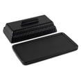 thumbnail image 3 of Thyme & Table, Ceramic Ribbed Butter Dish, Black, 3 of 6
