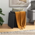 thumbnail image 4 of Costway 11.5 Gallon Water-proof Deck Box with Removable Lid Storage Container Side Table Black, 4 of 10