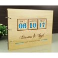 thumbnail image 2 of Fait main personnalisé bois gravé mariage livre d'or personnalisé en bois Photo Albums, 2 of 2