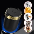 thumbnail image 1 of Amzcrzy Storage and Organization Vehicle Ashtray Automotive Supplies Personality Led with Cover In The Car Car-Use Ashtray Car Ashtray Home Storage Organization and Storage Storage Container, 1 of 5