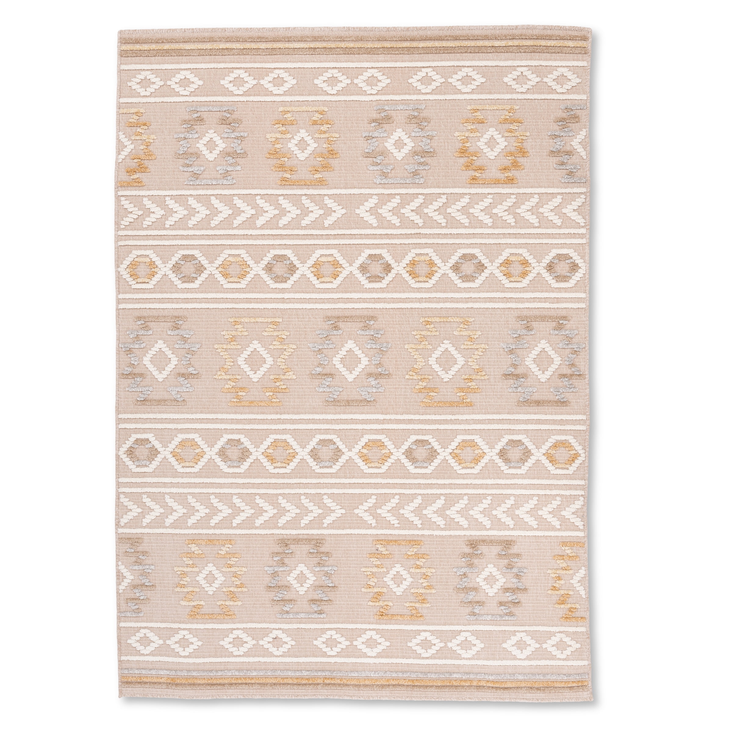 Tapis d'Intérieur Nyla Haut-Bas Doux de Qualité Supérieure Style 3005