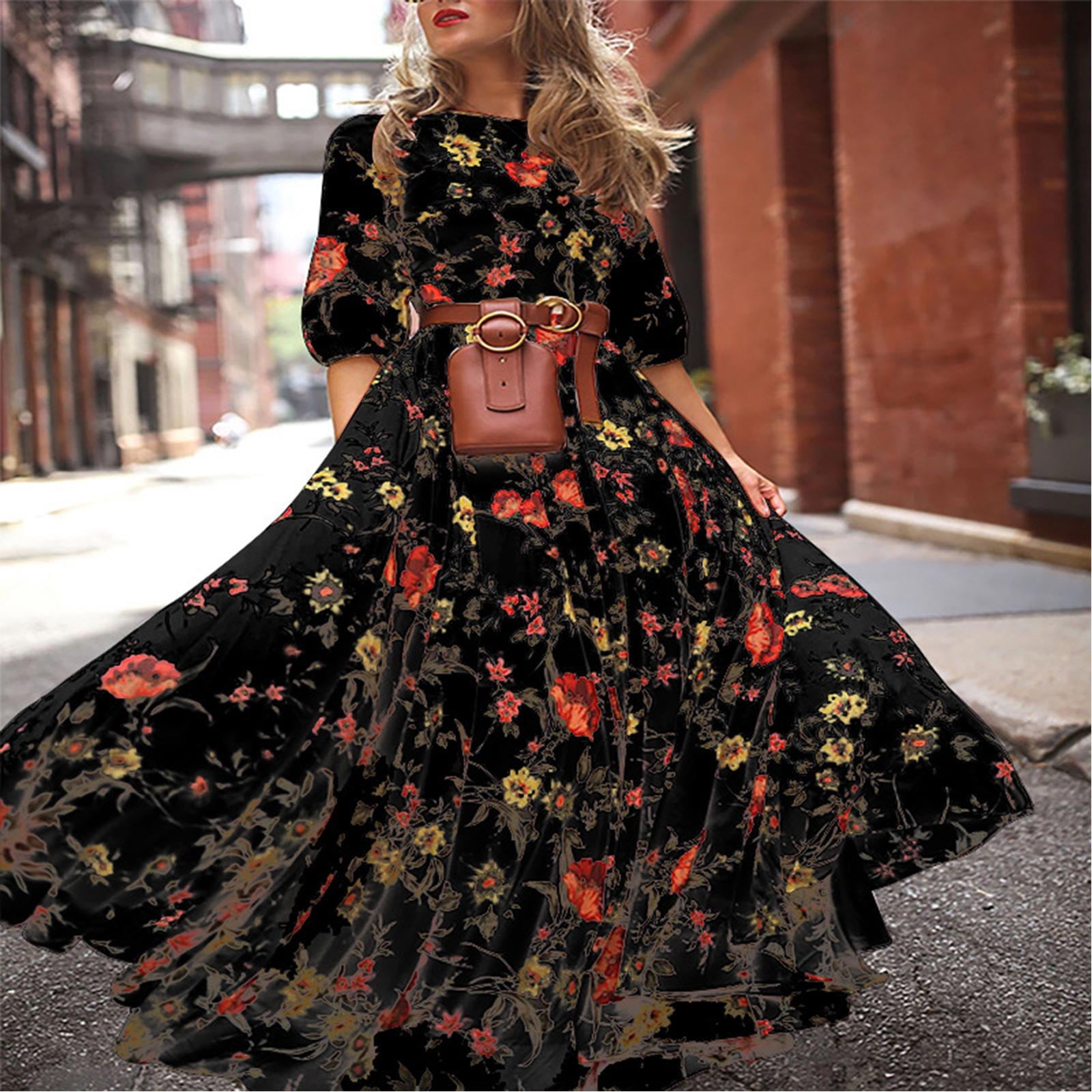 designs for chiffon dresses Bridesmaid Long Pleated Women V Neck Formal Party Maxi Gown with Long Puffy Sleeves Black 2 DR0109 : Clothing, Shoes & Jewelry Sweetheart neck hemline: sweep train Size:40.5 EU - 7.5 US Your Guide to Selecting