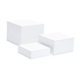 thumbnail image 3 of Elodie 3 Pcs Surélevateurs de Buffet Traiteur Support de Service pour Bonbons Fêtes Parfum Blanc, 3 of 8
