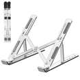 thumbnail image 2 of Support pour Ordinateur Portable, Support Surélevé pour Ordinateur Portable, Support d'Ordinateur Portable Pliable en Aluminium Réglable, Plus de 10 à 15,6 Po pour Ordinateurs Portables et Tablettes, 2 of 5