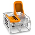 thumbnail image 1 of 221-612/K194-4045 - CONN à Pousser ORANGE 2C/20-10AWG Réutilisable, 1 of 1