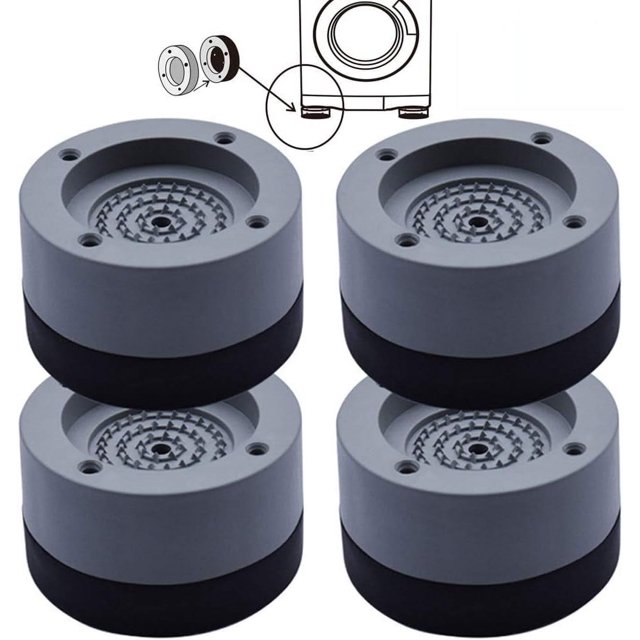Shock And Noise Cancelling Support For Washer Dryer, Anti-Vibration Height Increase Feet Pads Enhance Stability, Washer And Dryer Support With Moisture Protection