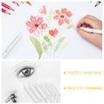 thumbnail image 2 of KAKOWELY sandpaper pencil pointer ROSENICE 12pcs Blending Stumps and Tortillions Set with 2pcs Sandpaper Pencil Sharpener for Student Sketch Drawing6.69"X1.18"X0.12", 2 of 4