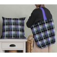 thumbnail image 4 of Soimoi Purple Rayon Fabric Check Check Print Sewing Fabric Yard 56 Inch Wide, 4 of 4