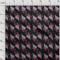 thumbnail image 2 of oneOone Cotton Silk Fabric Leaves Block Printed Fabric 1 Yard 42 Inch Wide, 2 of 4