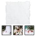 thumbnail image 3 of Artificial Fake Snow Blanket Christmas Village Display Artificial Snow Blanket for Crafts, 3 of 8