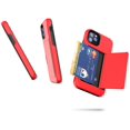 thumbnail image 3 of iPhone11 Pro Case Hybrid Rugged Hard Back Cover with ID Credit Card Slot Holder Wallet Case for Apple iPhone11 Pro - Red, 3 of 8