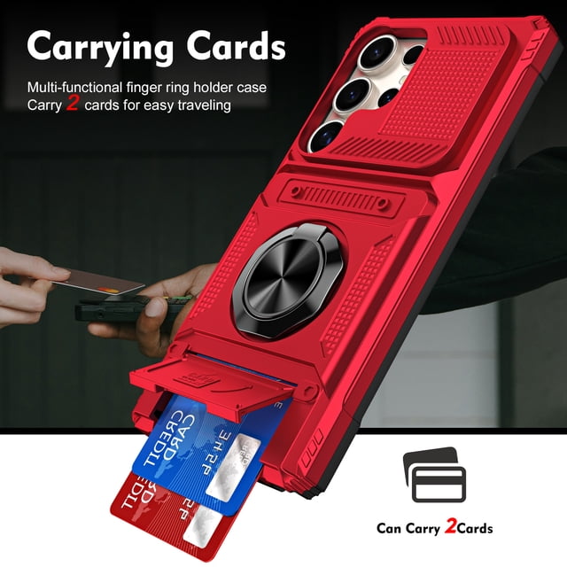 Fashion Case with Holder Stander Kickstand Drop Resistant Shockproof Case For Samsung Galaxy S25 Ultra