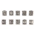 thumbnail image 2 of Norse Dreadlock Beads, Antique Simple Style Complement Viking Dreadlock Beads  For DIY Necklace For DIY Bracelet For Beard, 2 of 8