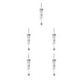 thumbnail image 1 of mmirethe Multiple Styles And Colors Wind Chimes For Wide Application Unique Style Wind Chime Pendant gray锛坮oundwood锛?5Set, 1 of 6