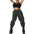 thumbnail image 1 of Women Cargo Utility Work Hiking Army Military Multi Pockets Combat Pants, 1 of 4