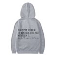 thumbnail image 5 of PMVFHDE Liquidation Automne Sweat à Col Rond Sweat à Capuche pour Filles Manches Longues Sweat à Capuche Graphique Pulls Mignons pour Enfants Vêtements pour Filles Gris,130, 5 of 5
