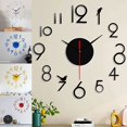 thumbnail image 4 of 3D Frameless Wall Clock, Silent Diy Wall Clock Number Wall Stickers Home Decor, 4 of 7