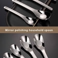thumbnail image 1 of fastboy Spoon Stainless Steel Polishing Cute Durable Portable Spoons Tableware Flatware Kitchen Dinning Dinnerware Accessories 304 L, 1 of 8