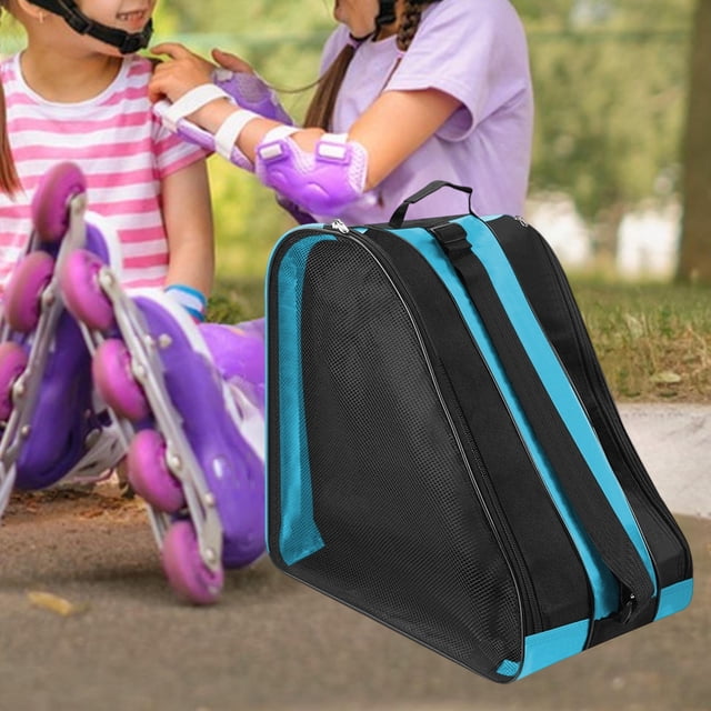 EGNMCR Sacs pour Chaussures Sèches de Patinage sur Glace Patins à Roulettes Épaissis Épaule Rangement Sac à Dos Patins à Roulettes Rangement